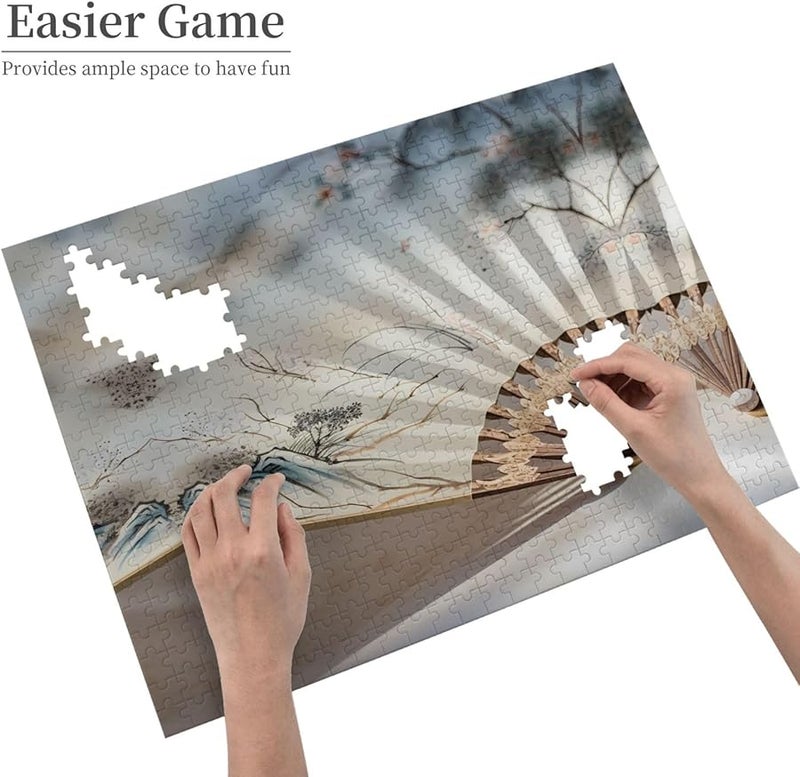 Phayah 500 قطعة لغز للأشخاص البالغين ديكور المنزل هدية حفلة عيد الميلاد 20.4 × 15 بوصة - Image 3